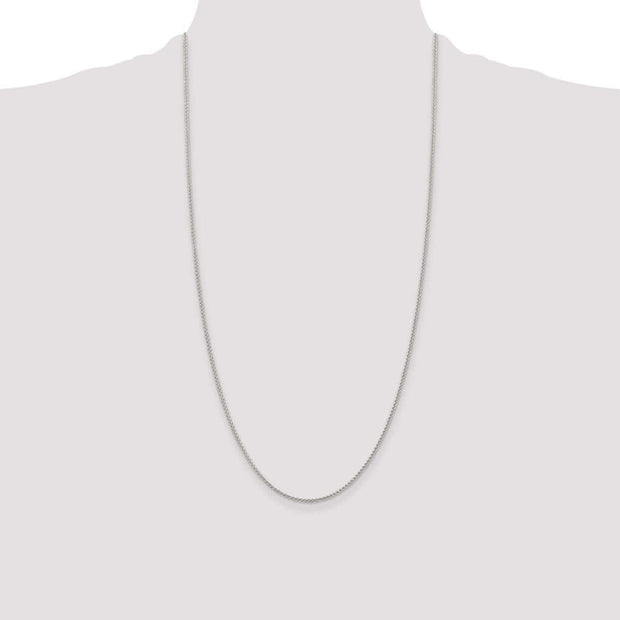 Sterling Silver 1.5mm Round Spiga Chain