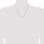 Sterling Silver 1.6mm Round Spiga Chain