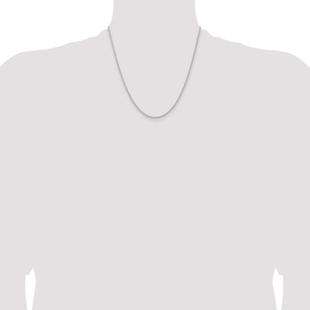 Sterling Silver 1.6mm Round Spiga Chain