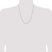 Sterling Silver 1.6mm Round Spiga Chain