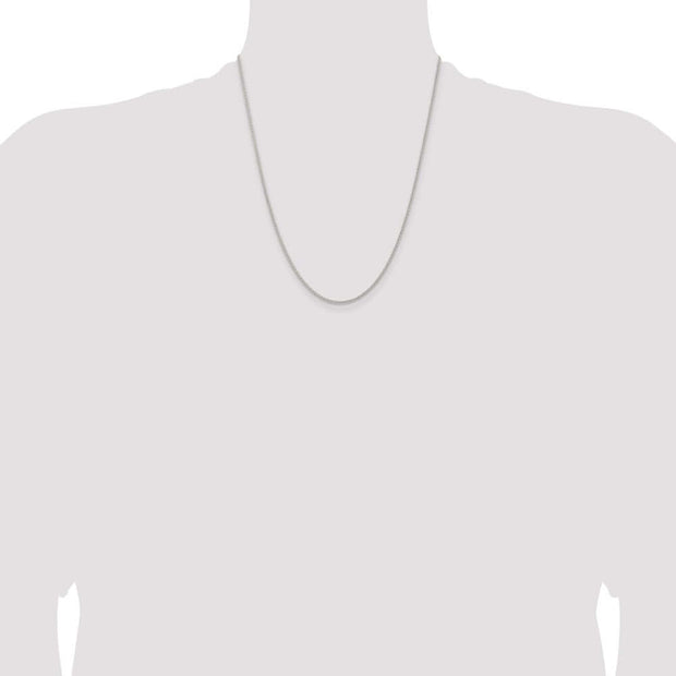 Sterling Silver 1.6mm Round Spiga Chain