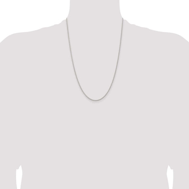 Sterling Silver 1.6mm Round Spiga Chain
