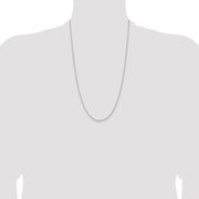 Sterling Silver 1.6mm Round Spiga Chain