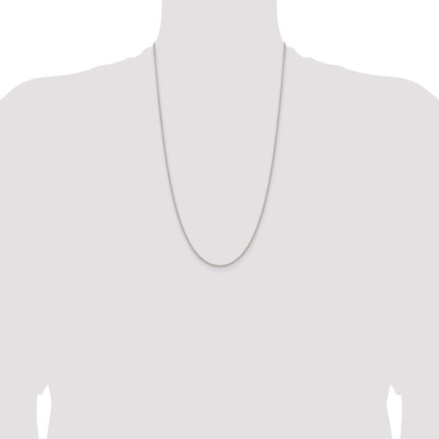 Sterling Silver 1.6mm Round Spiga Chain