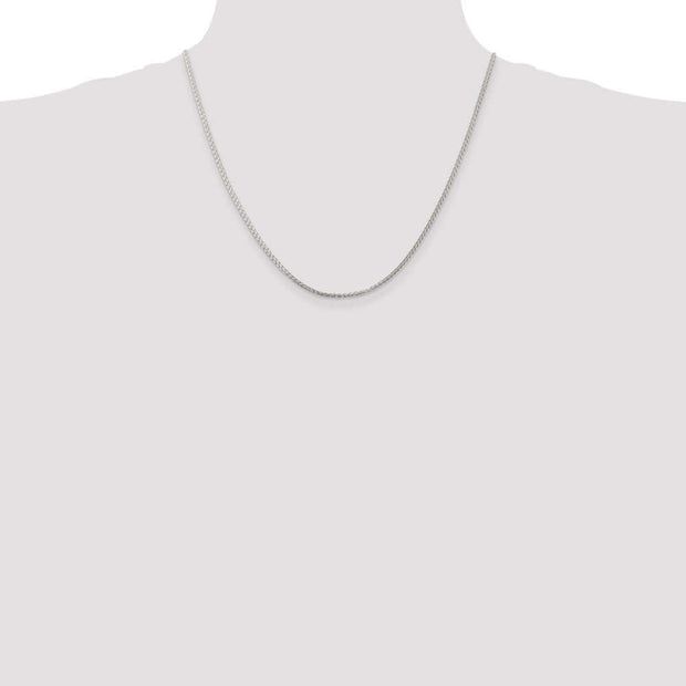 Sterling Silver 1.75mm Round Spiga Chain