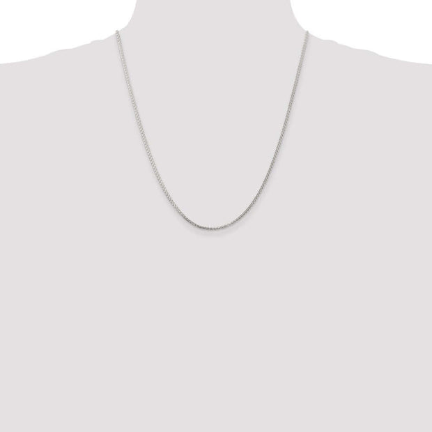 Sterling Silver 1.75mm Round Spiga Chain