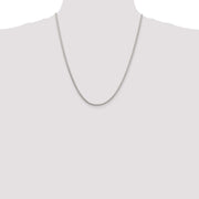 Sterling Silver 2.5mm Round Spiga Chain
