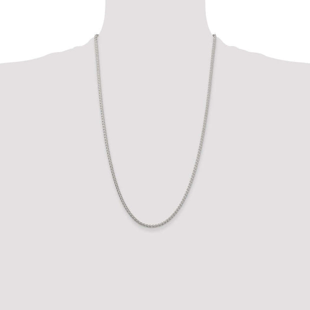 Sterling Silver 2.5mm Round Spiga Chain