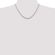 Sterling Silver 4mm Round Spiga Chain