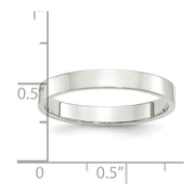 Sterling Silver 3mm Lightweight Flat Band