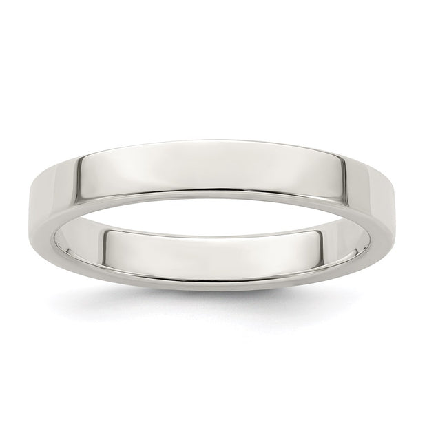 Sterling Silver 3mm Lightweight Flat Band