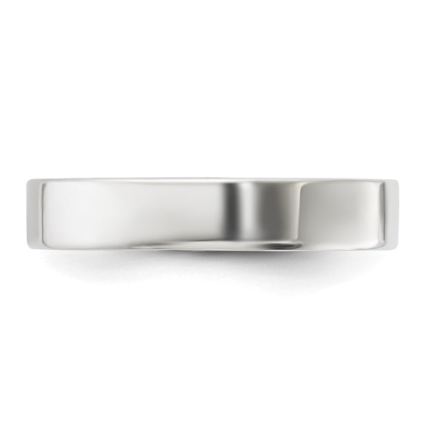 Sterling Silver 4mm Lightweight Flat Band