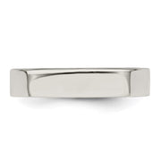 Sterling Silver 4mm Lightweight Flat Band