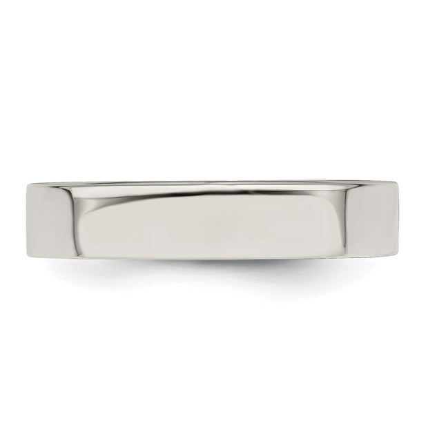 Sterling Silver 4mm Lightweight Flat Band