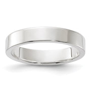 Sterling Silver 4mm Lightweight Flat Band