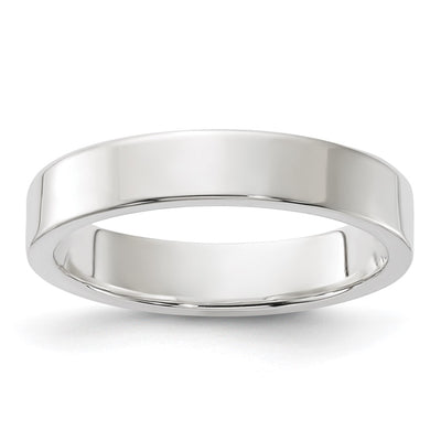 Sterling Silver 4mm Lightweight Flat Band