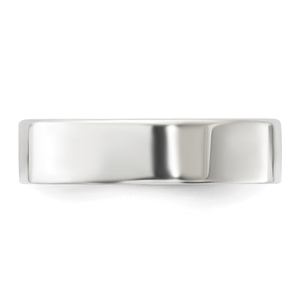 Sterling Silver 5mm Lightweight Flat Band