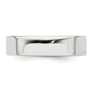 Sterling Silver 5mm Lightweight Flat Band