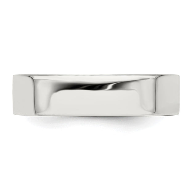 Sterling Silver 5mm Lightweight Flat Band