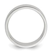 Sterling Silver 6mm Lightweight Flat Band