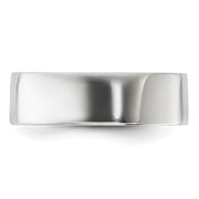 Sterling Silver 6mm Lightweight Flat Band