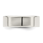 Sterling Silver 6mm Lightweight Flat Band