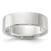Sterling Silver 6mm Lightweight Flat Band