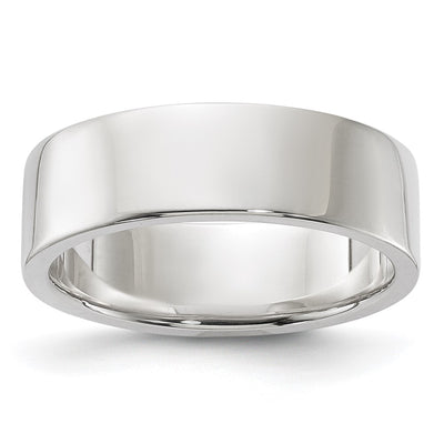 Sterling Silver 6mm Lightweight Flat Band