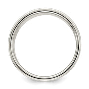 Sterling Silver 8mm Lightweight Flat Band