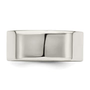 Sterling Silver 8mm Lightweight Flat Band