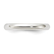 Sterling Silver 3mm Half Round Band