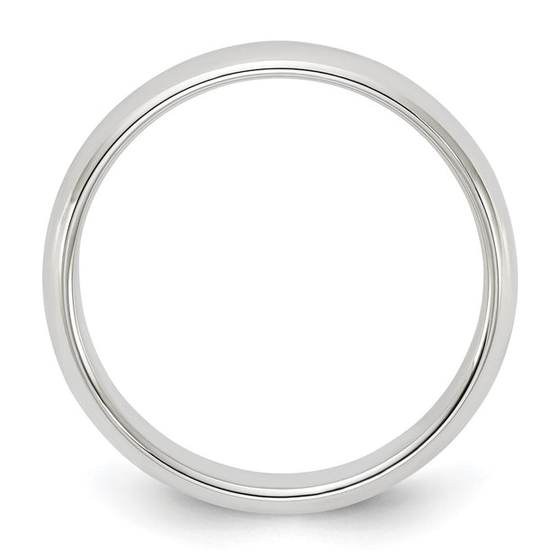 Sterling Silver 4mm Half Round Band