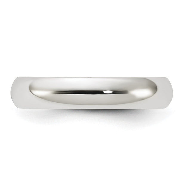 Sterling Silver 4mm Half Round Band