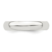 Sterling Silver 4mm Half Round Band