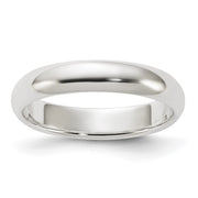 Sterling Silver 4mm Half Round Band
