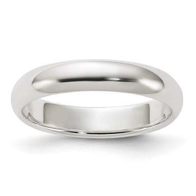 Sterling Silver 4mm Half Round Band