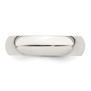 Sterling Silver 5mm Half Round Band