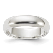 Sterling Silver 5mm Half Round Band
