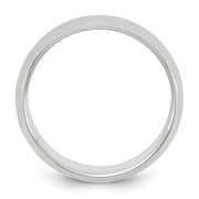 Sterling Silver 6mm Half Round Band