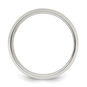 Sterling Silver 9mm Half Round Band