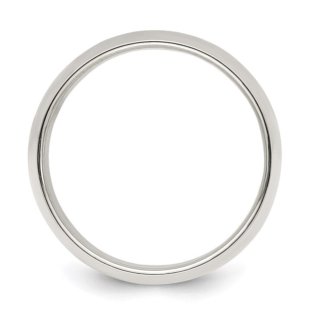 Sterling Silver 9mm Half Round Band