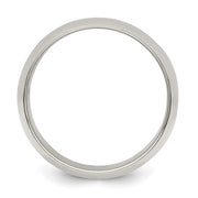 Sterling Silver 10mm Half Round Band