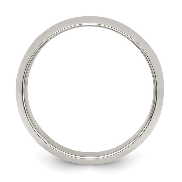 Sterling Silver 10mm Half Round Band