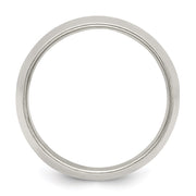 Sterling Silver 12mm Half Round Band