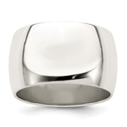 Sterling Silver 12mm Half Round Band