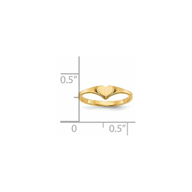 14k Children's Heart Ring
