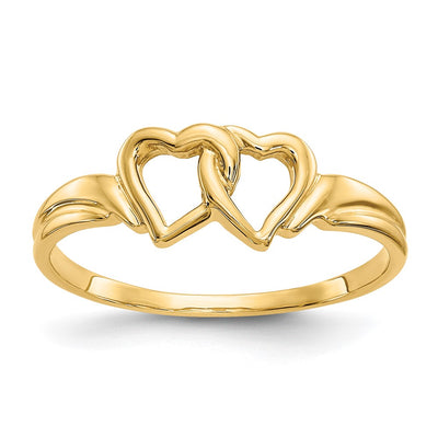 14K Heart Ring