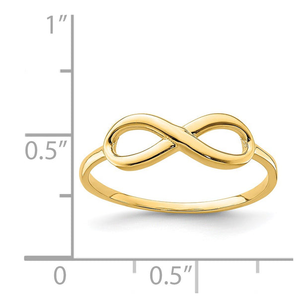 14k Infinity Ring