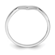 14K White Gold Ring