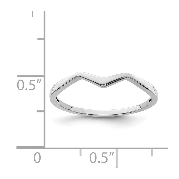 14K White Gold Ring